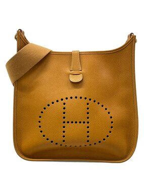 Hermes Shoulder Bag Evelyne GM Natural